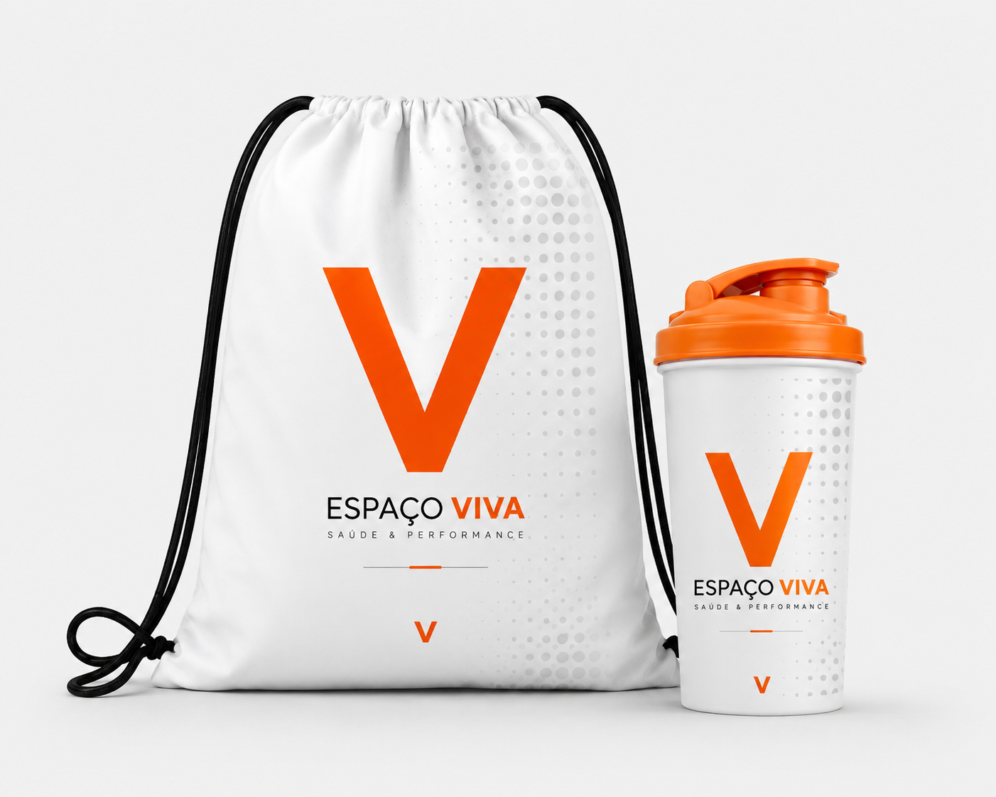 Kit exclusivo de boas-vindas — Mochila e Garrafa Espaço Viva